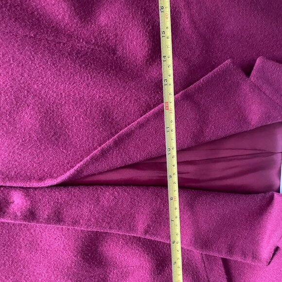 Womens Talbots 100 % camel hair Blazer red made in Italy size 18 - Picture 7 of 9